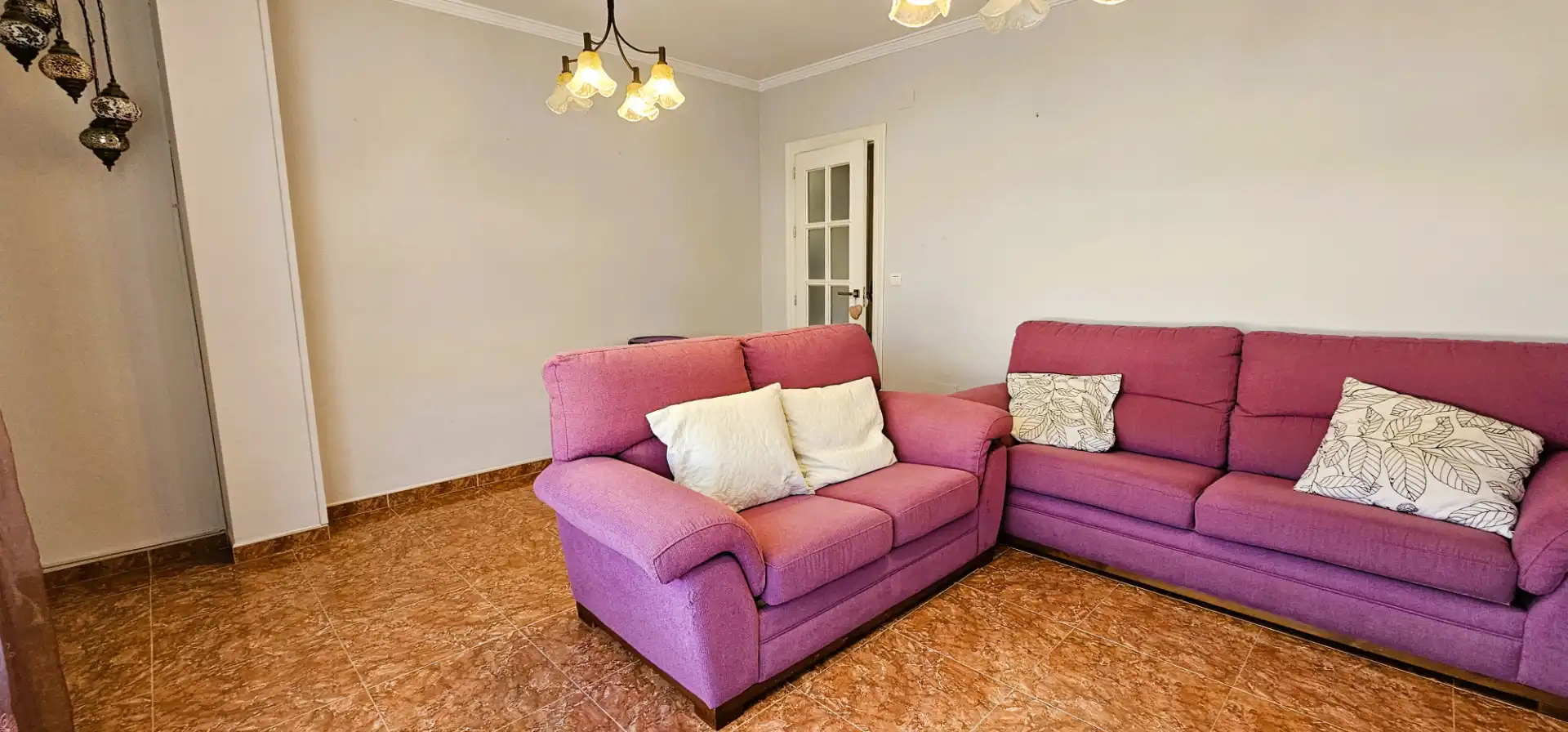 Sala de estar de Piso en venta en Totana con Aire acondicionado, Amueblado y Horno