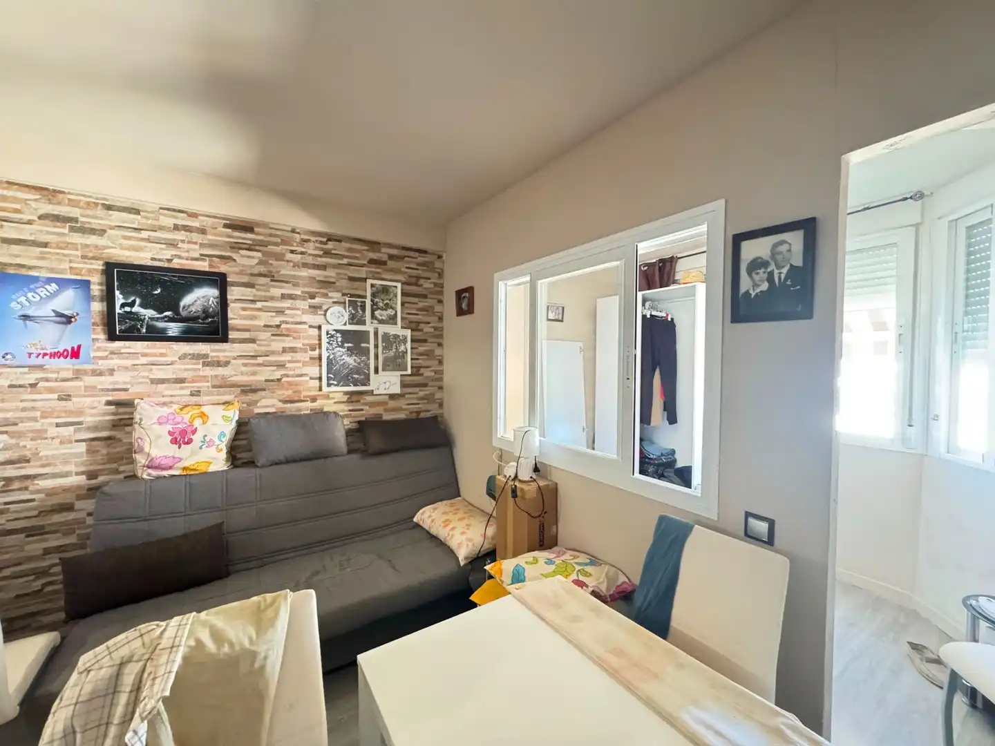 Sala de estar de Estudio en venta en Vélez-Málaga con Aire acondicionado, Terraza y Piscina comunitaria