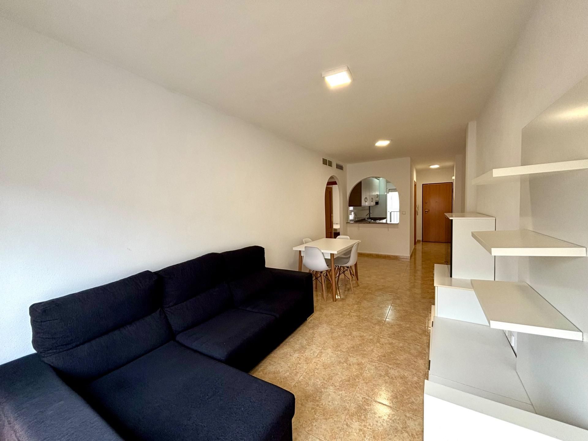 Sala de estar de Piso de alquiler en La Unión con Aire acondicionado, Amueblado y Balcón