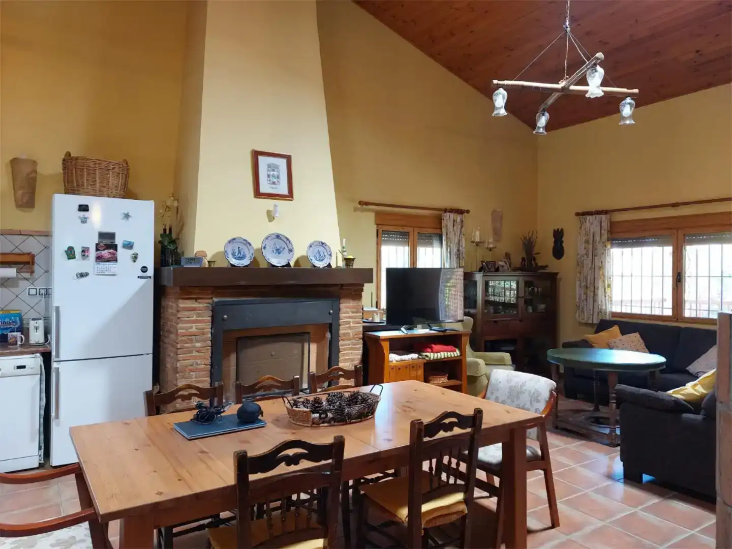 Esszimmer von Country house zum Verkauf in Bullas mit Schwimmbad und Balkon