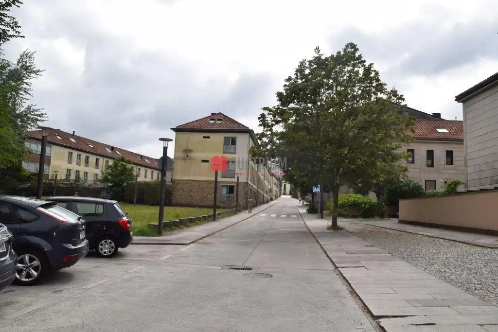 Exterior view of Houses for sale in Santiago de Compostela   with Private garden