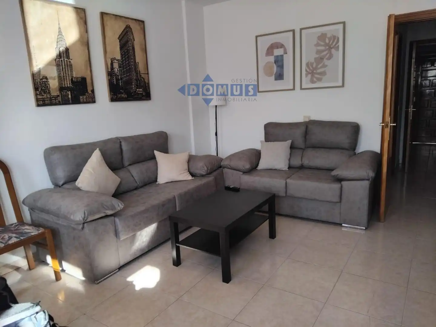 Sala de estar de Piso de alquiler en Ronda con Aire acondicionado, Terraza y Amueblado