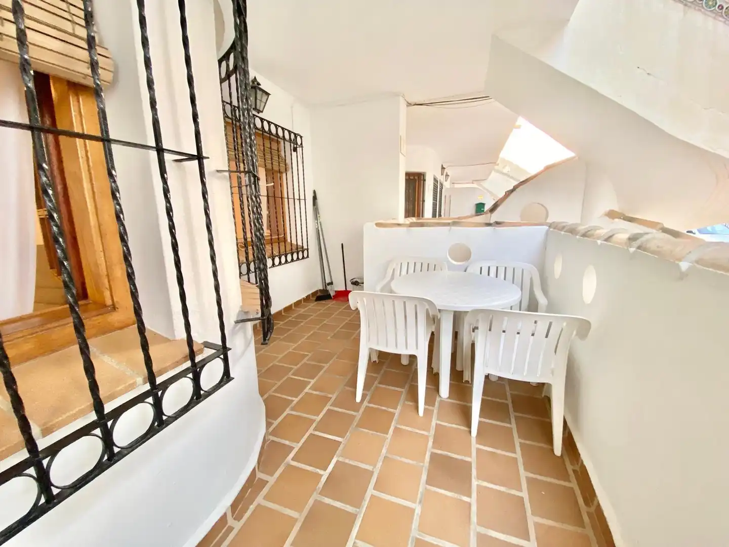 Terraza de Estudio de alquiler en Pilar de la Horadada con Calefacción, Amueblado y Horno