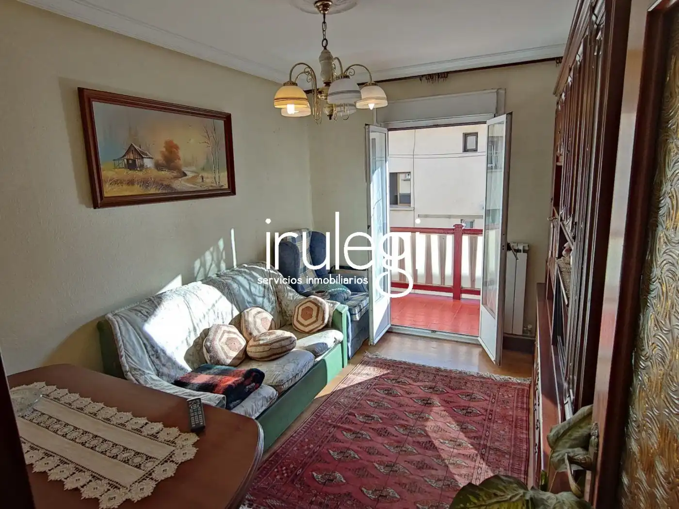 Living room of Flat for rent in Andoain  with Heating, Storage room and Furnished