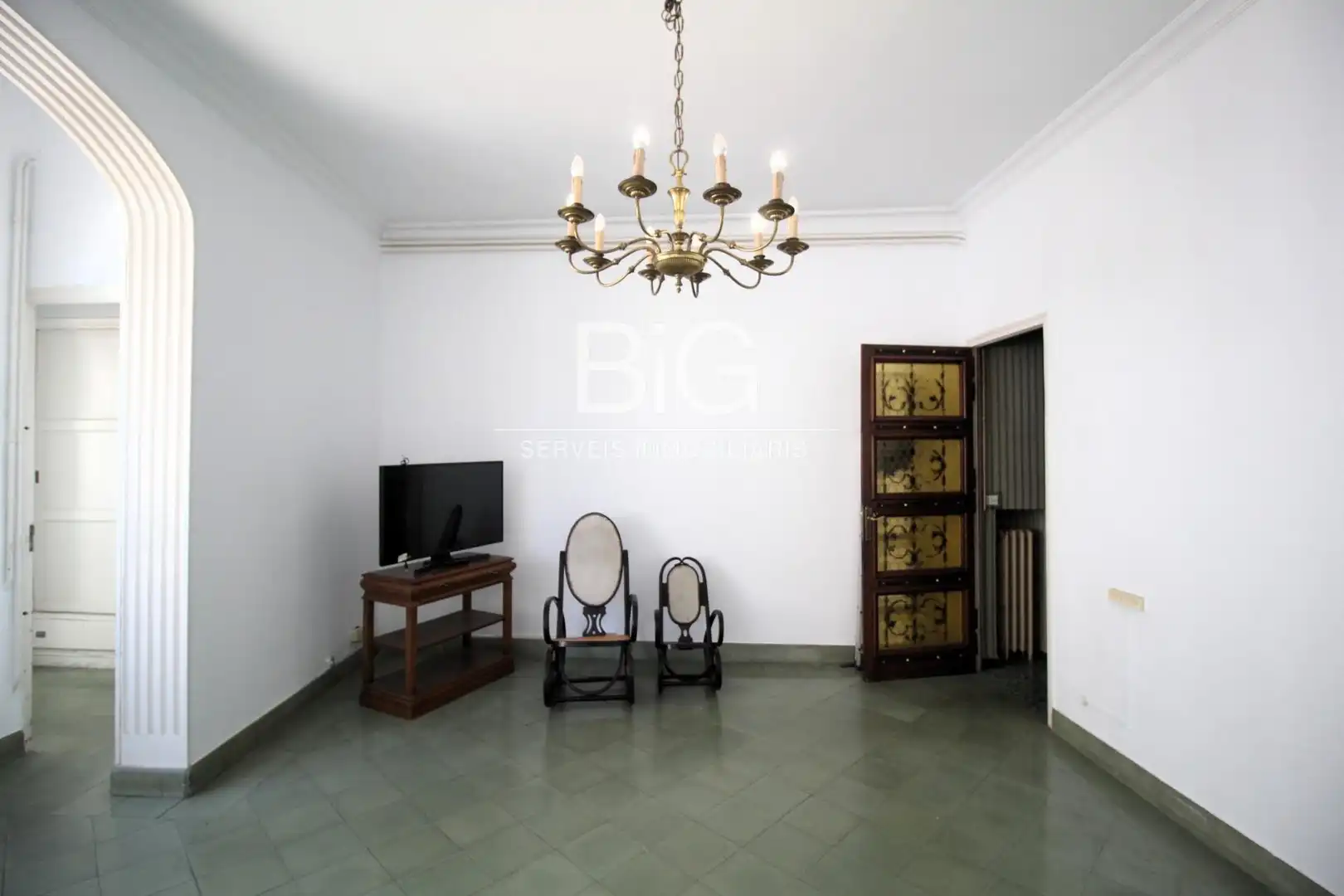 Sala de estar de Ático en venta en Mataró con Calefacción, Terraza y Trastero