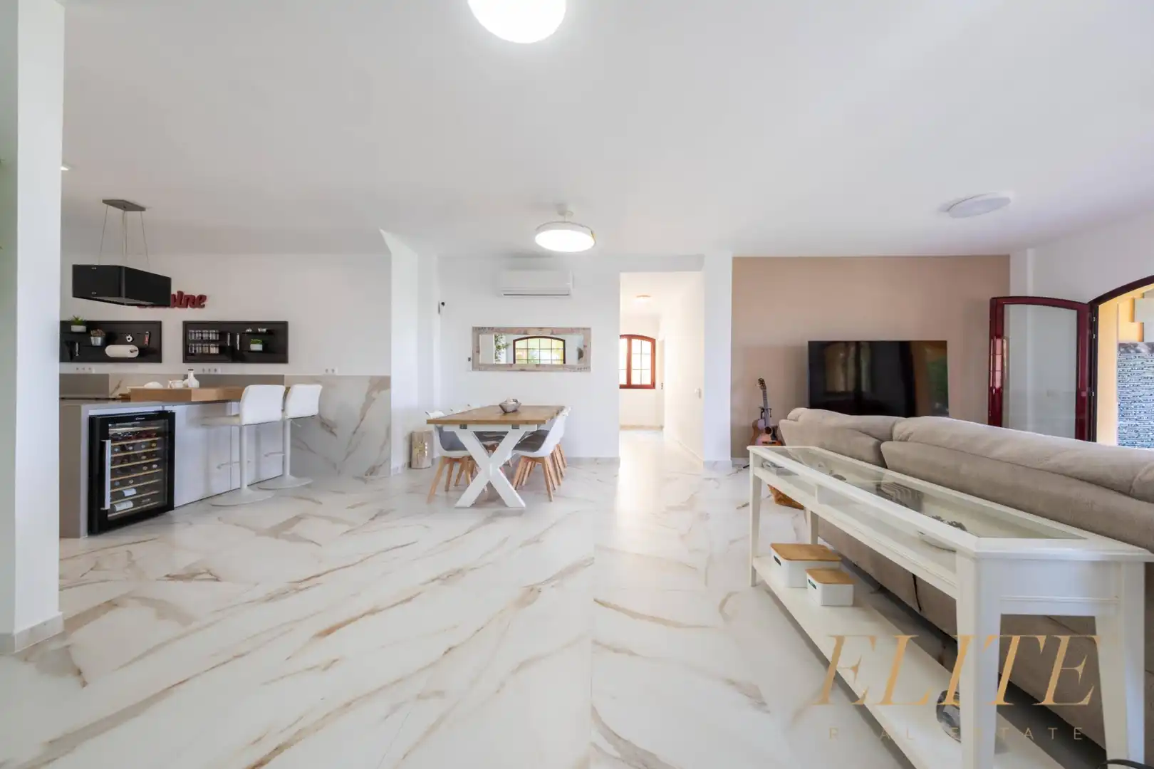 Sala d'estar de Casa o xalet en venda en Salobre Golf
