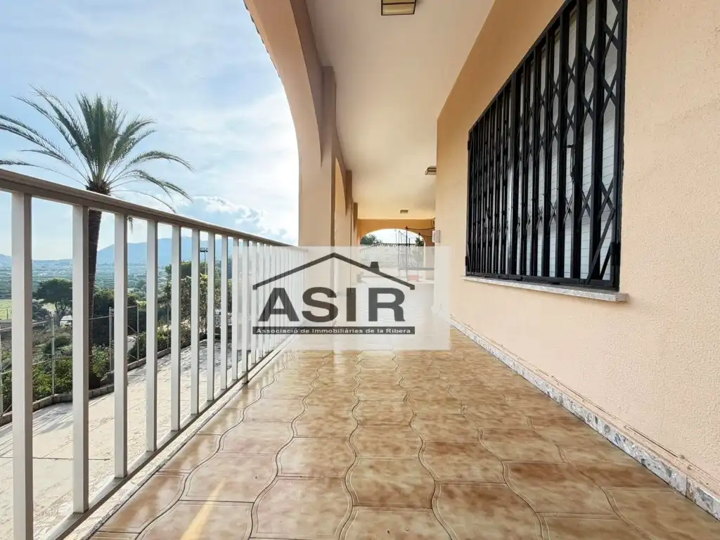 Vista exterior de Casa o chalet en venta en Alzira con Aire acondicionado, Terraza y Piscina