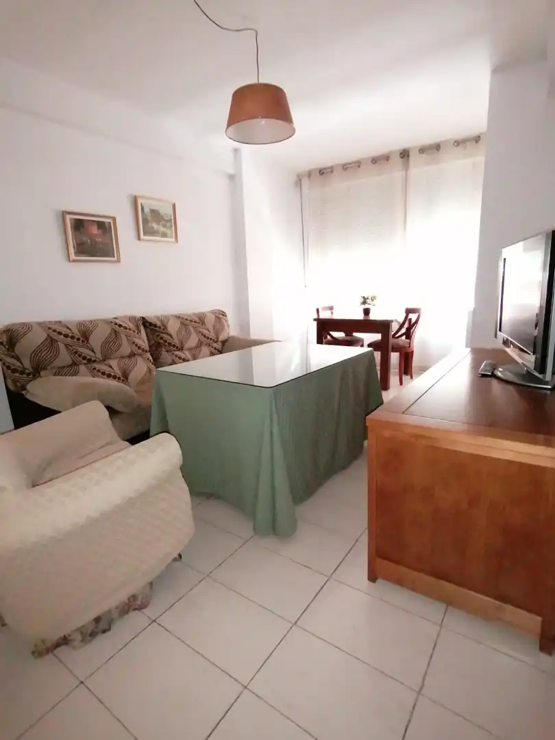 Wohnzimmer von Wohnung zur Miete in Granada mit Möbliert und Waschmaschine