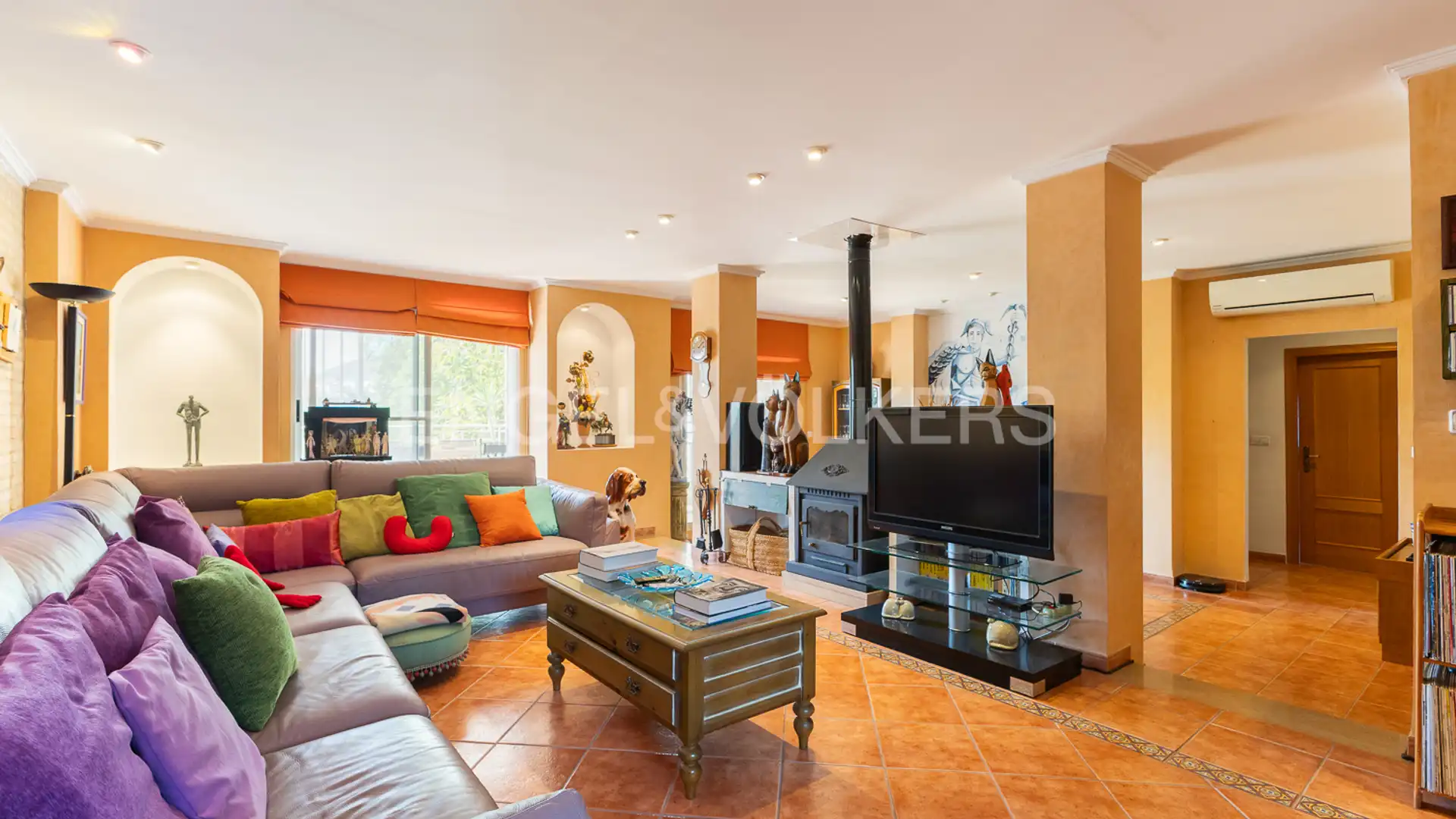 Sala de estar de Casa o chalet en venta en Benifaió con Aire acondicionado, Calefacción y Jardín privado