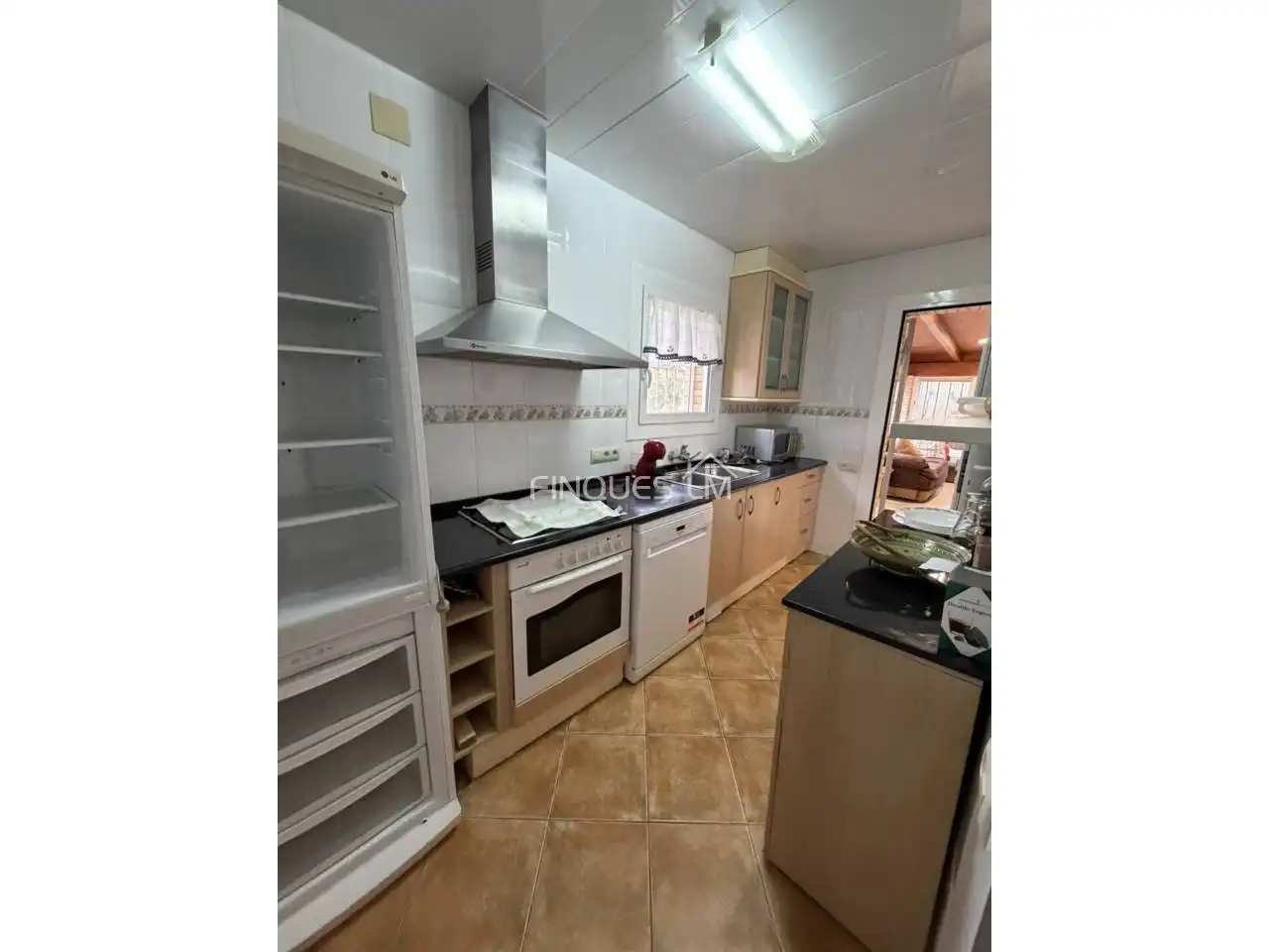 Cocina de Casa o chalet en venta en Vidreres con Aire acondicionado, Jardín privado y Terraza