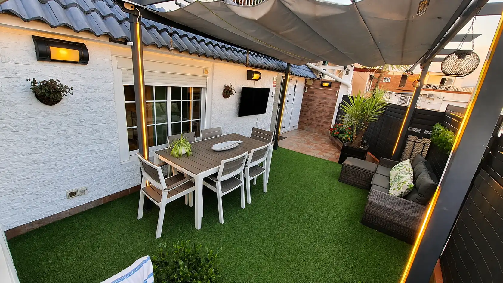 Terrasse von Dachboden zum Verkauf in Barcelona