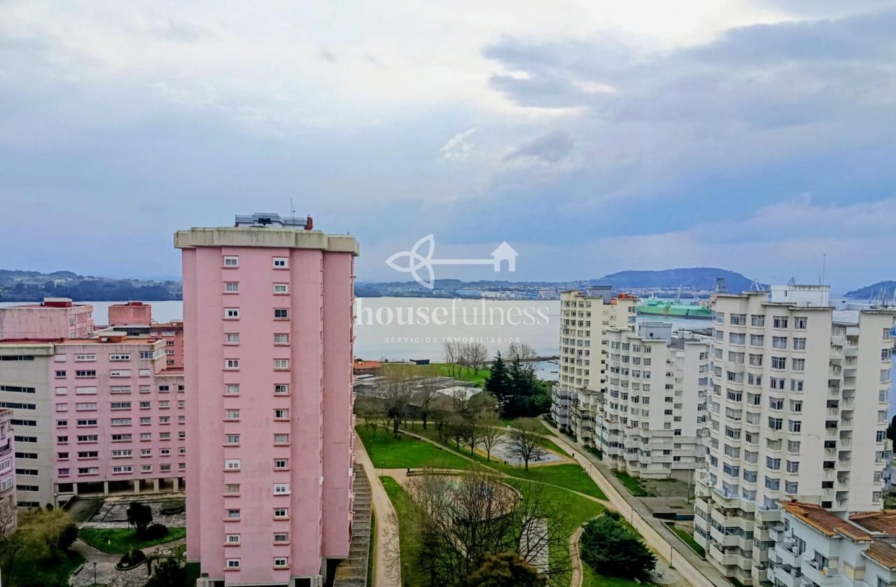 Exterior view of Flat for sale in Ferrol  with Heating, Terrace and Furnished