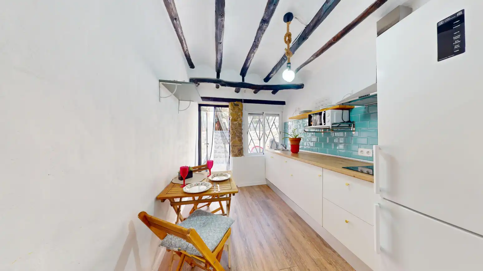 Cocina de Casa adosada en venta en Sax con Jardín privado, Terraza y Trastero