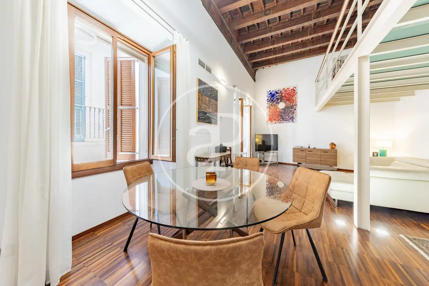 Dining room of Lofts for rent in  Palma de Mallorca  with Air Conditioner, Heating and Furnished