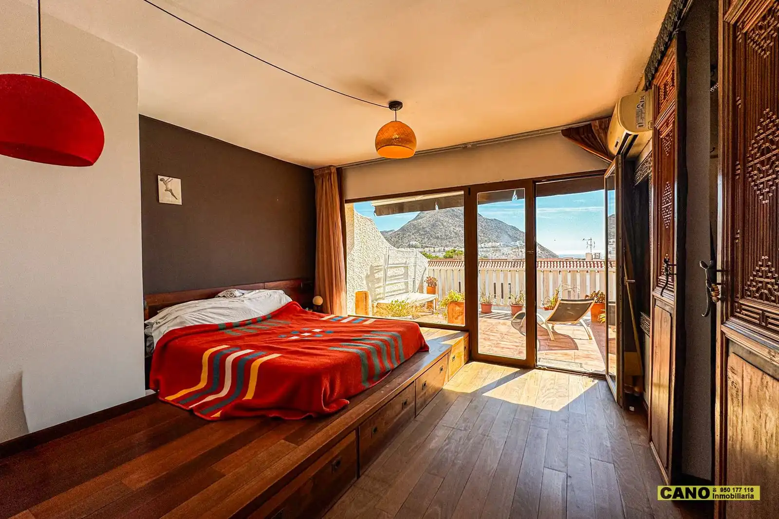 Bedroom of Houses for sale in Níjar  with Air Conditioner, Heating and Terrace