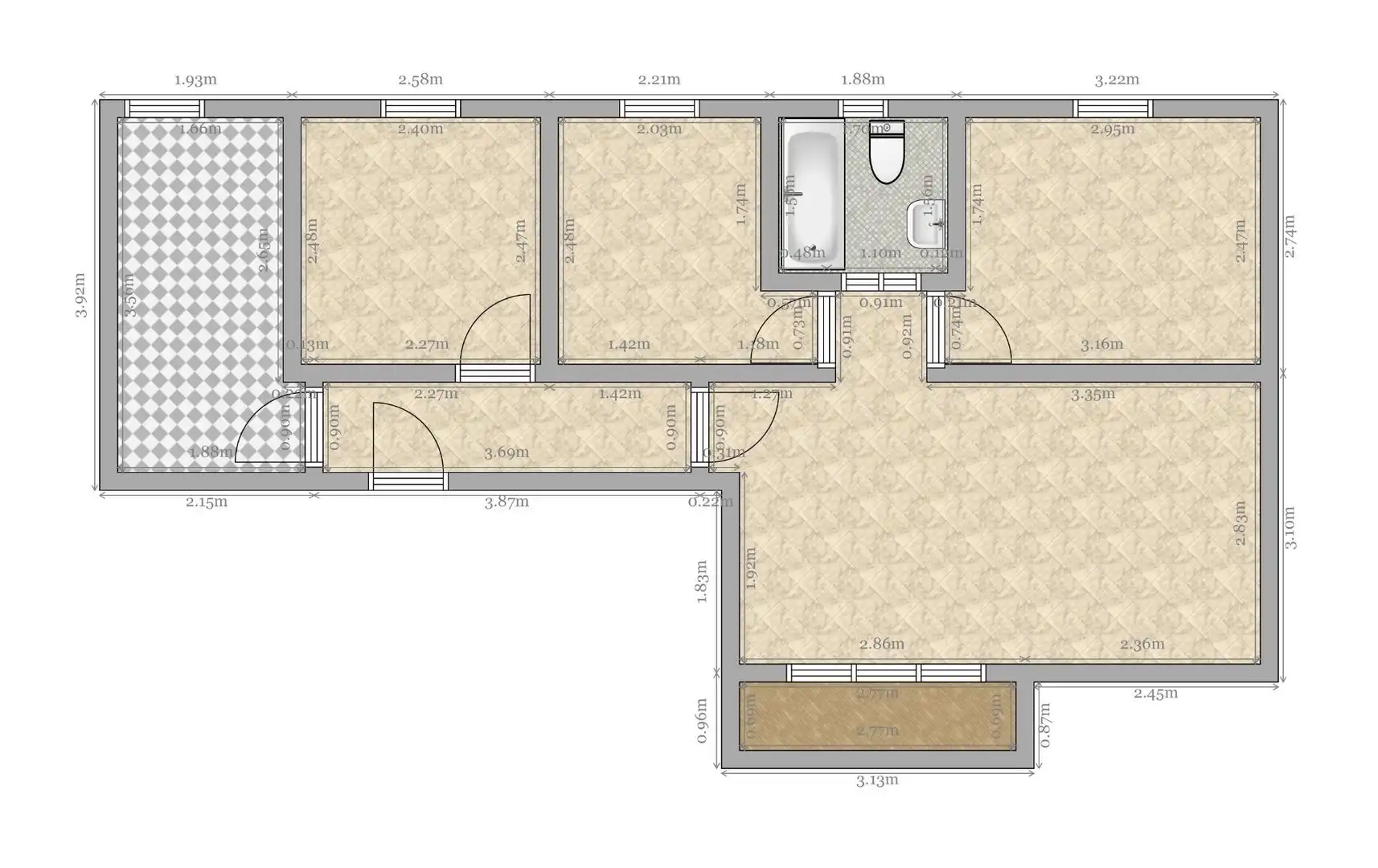 Wohnung zum Verkauf in Barrio del Nervión