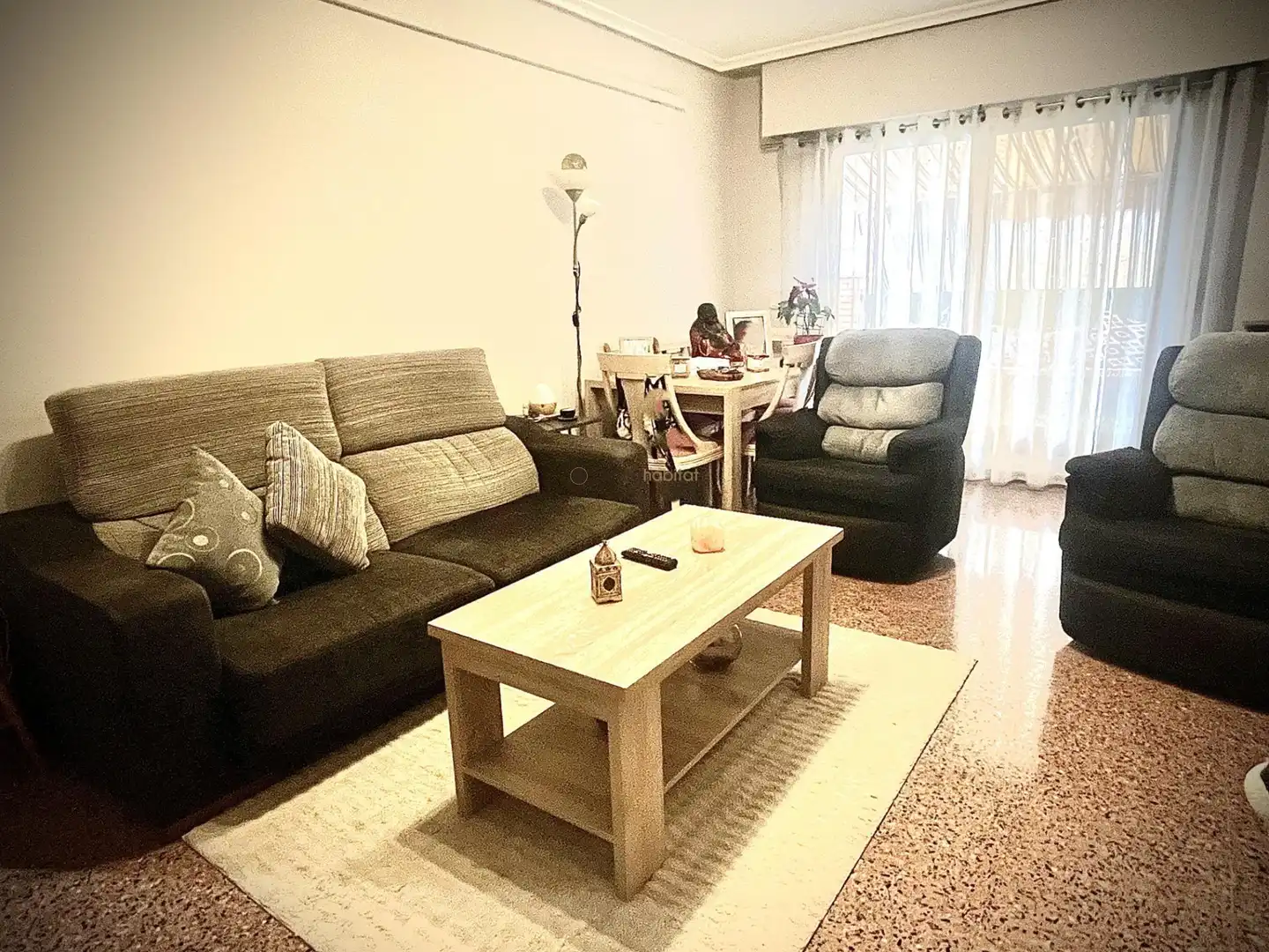 Sala de estar de Piso en venta en Petrer con Aire acondicionado, Terraza y Trastero