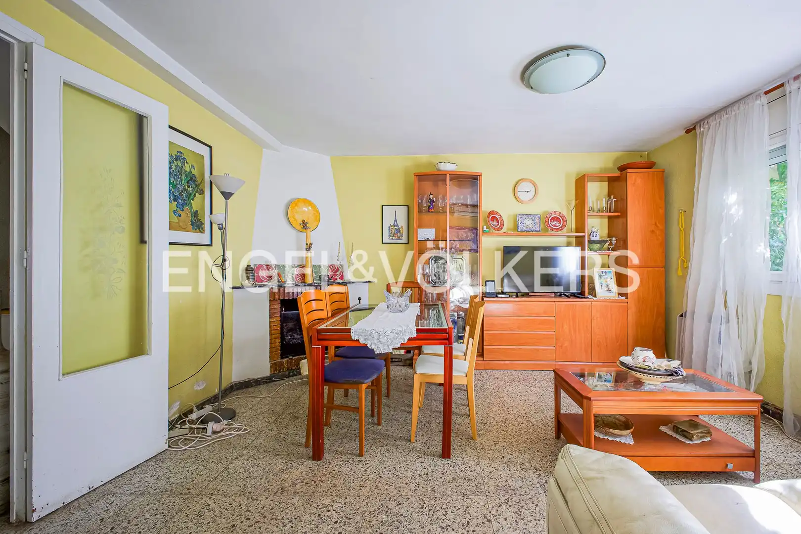 Sala de estar de Casa o chalet en venta en Barcelona con Aire acondicionado, Calefacción y Jardín privado