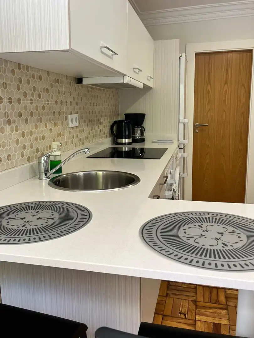 Kitchen of Flat for rent in Gijón   with Heating and Parquet flooring