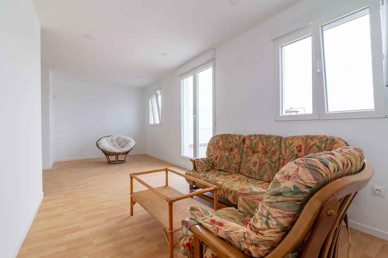 Living room of Attic for sale in Móstoles  with Heating, Terrace and Furnished