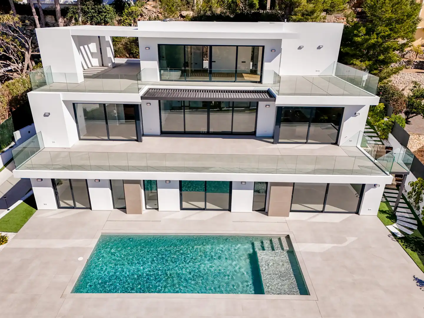 Vista exterior de Casa o chalet en venta en Altea con Aire acondicionado, Calefacción y Jardín privado