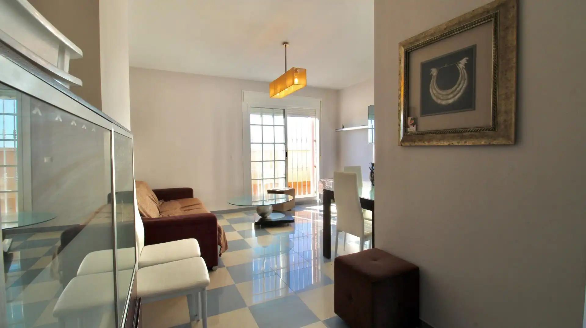 Sala de estar de Ático en venta en Roquetas de Mar con Aire acondicionado, Calefacción y Terraza