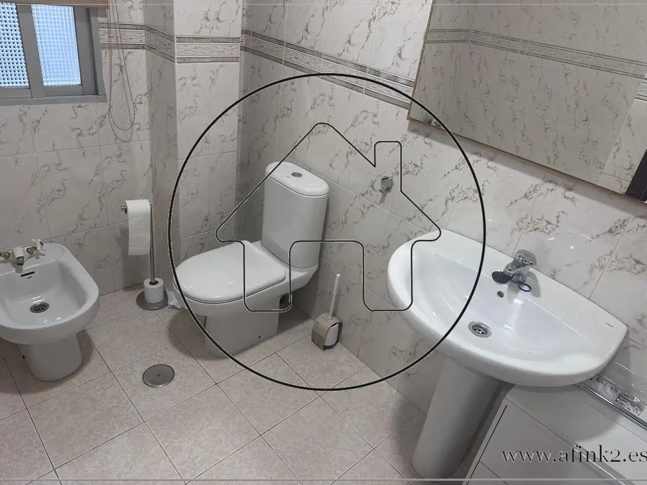 Bathroom of Flat for rent in Huelva  with Furnished