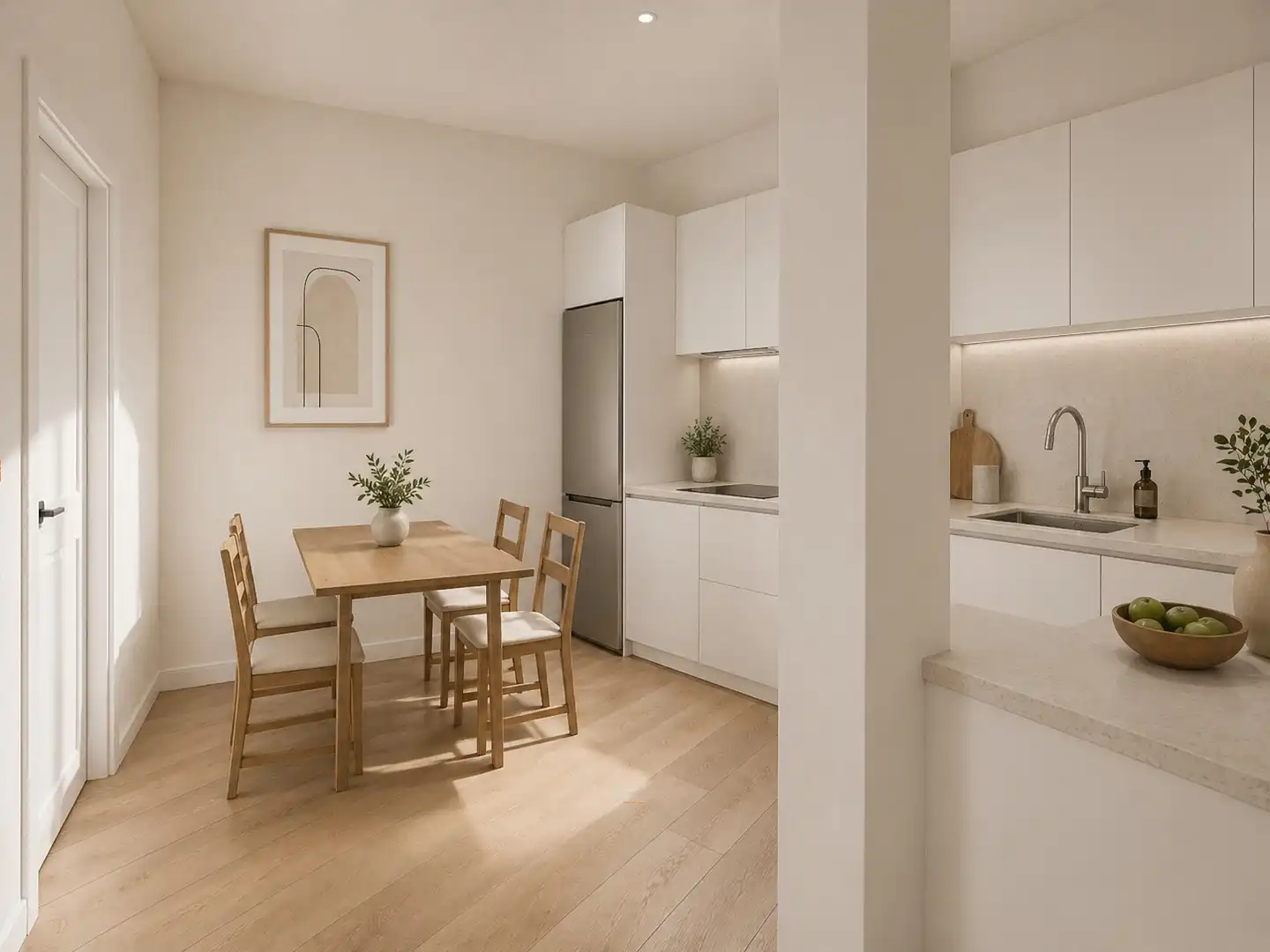 Cocina de Apartamento en venta en Valladolid con Aire acondicionado, Parquet y Amueblado