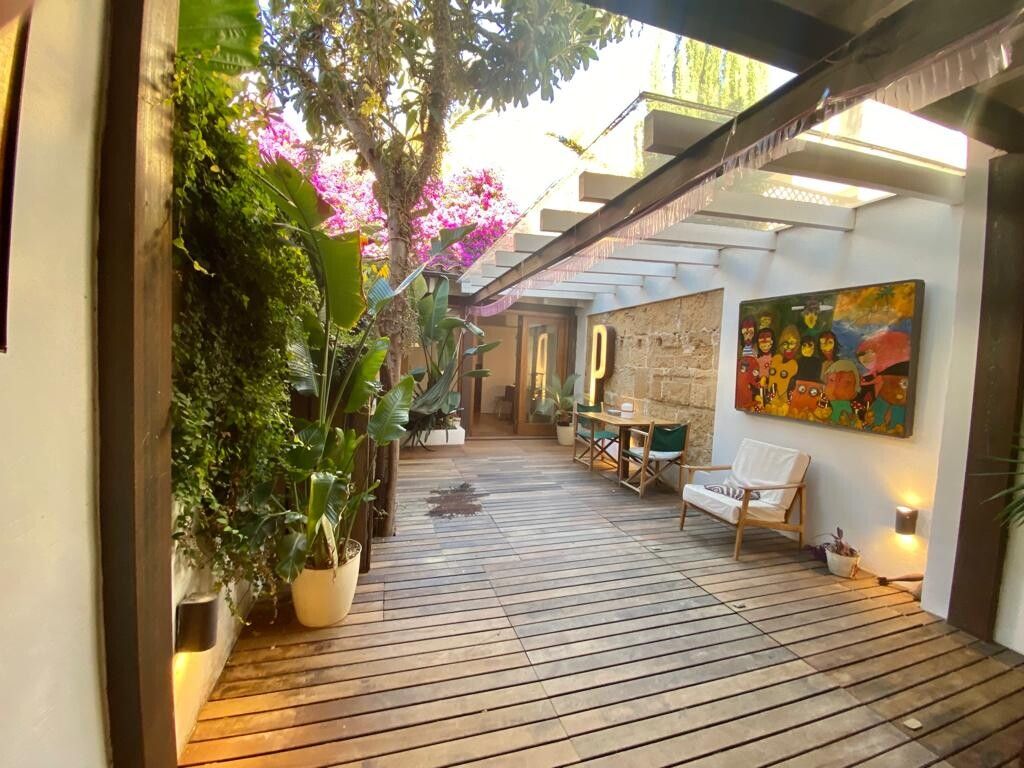 Terrassa de Apartament de lloguer en  Palma de Mallorca amb Moblat