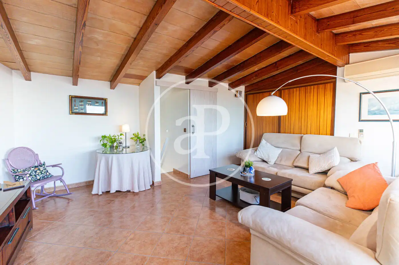 Sala de estar de Casa o chalet en venta en  Palma de Mallorca con Aire acondicionado, Calefacción y Jardín privado