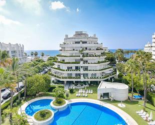 Garden of Apartment for sale in Marbella  with Air Conditioner, Terrace and Swimming Pool