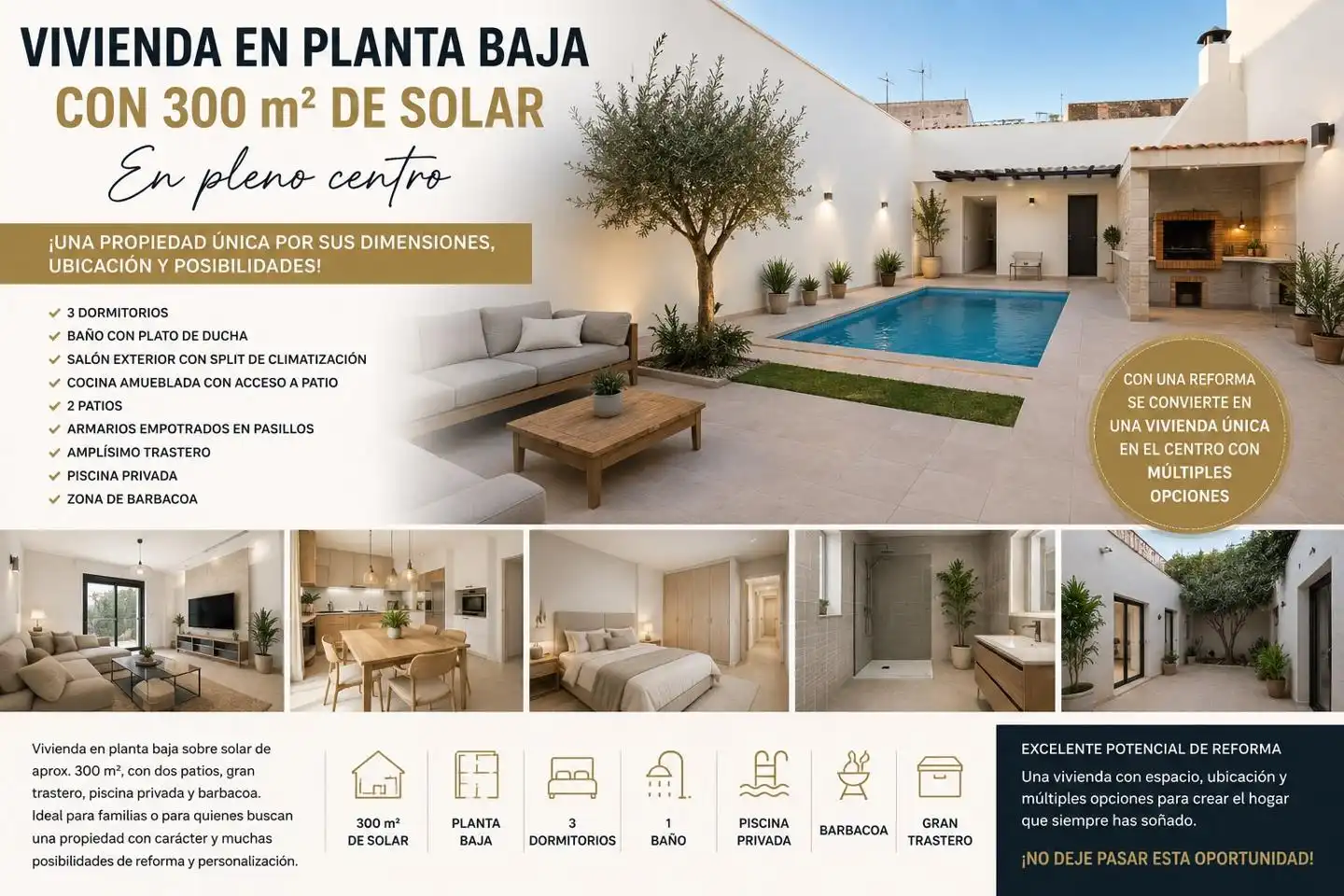 Garden of Ground floor for sale in Lucena  with Storage room and Swimming Pool