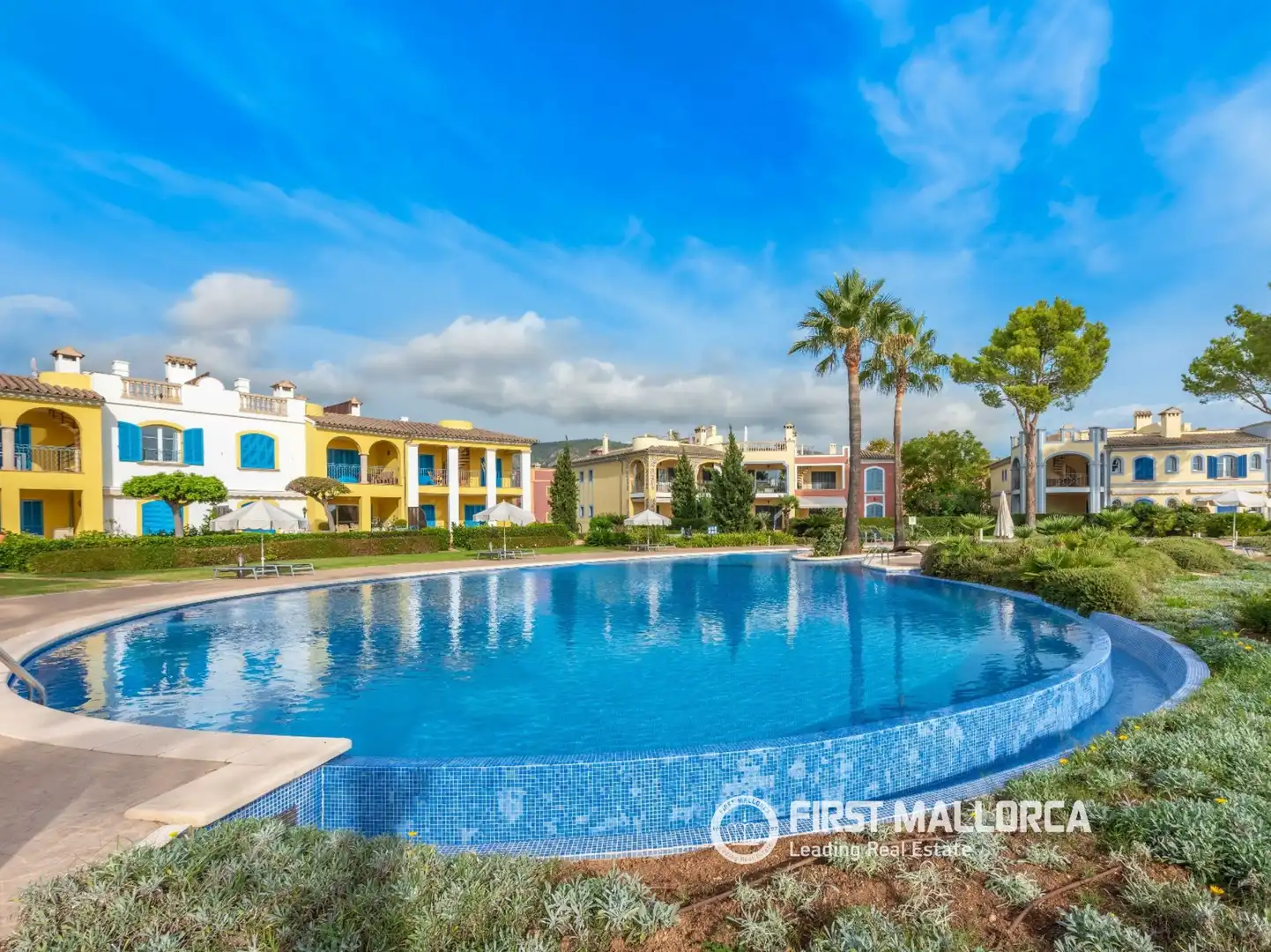 Außenansicht von Dachboden zur Miete in Calvià mit Klimaanlage, Schwimmbad und Möbliert