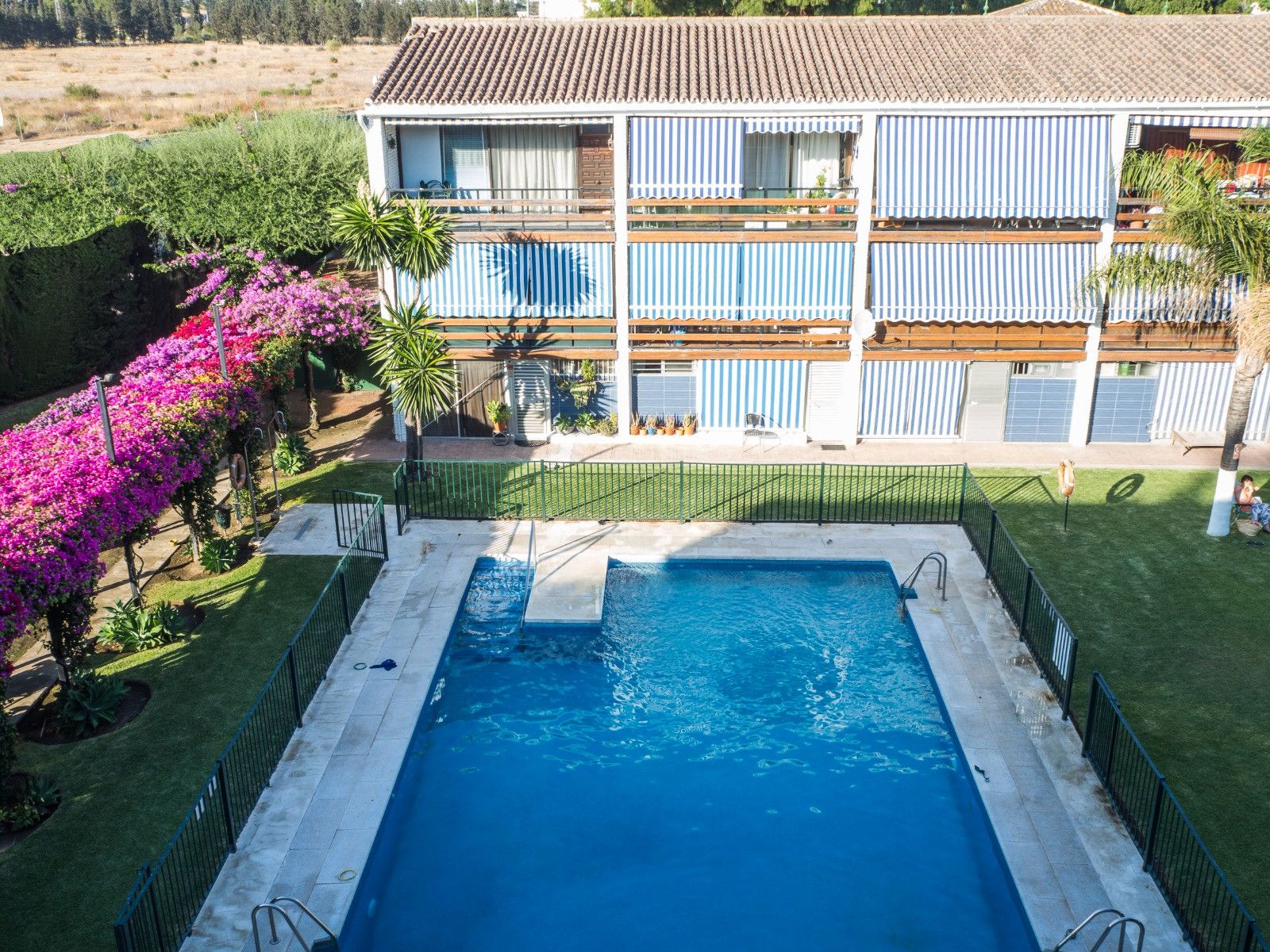 Swimming pool of Apartment for sale in Marbella  with Air Conditioner, Terrace and Swimming Pool