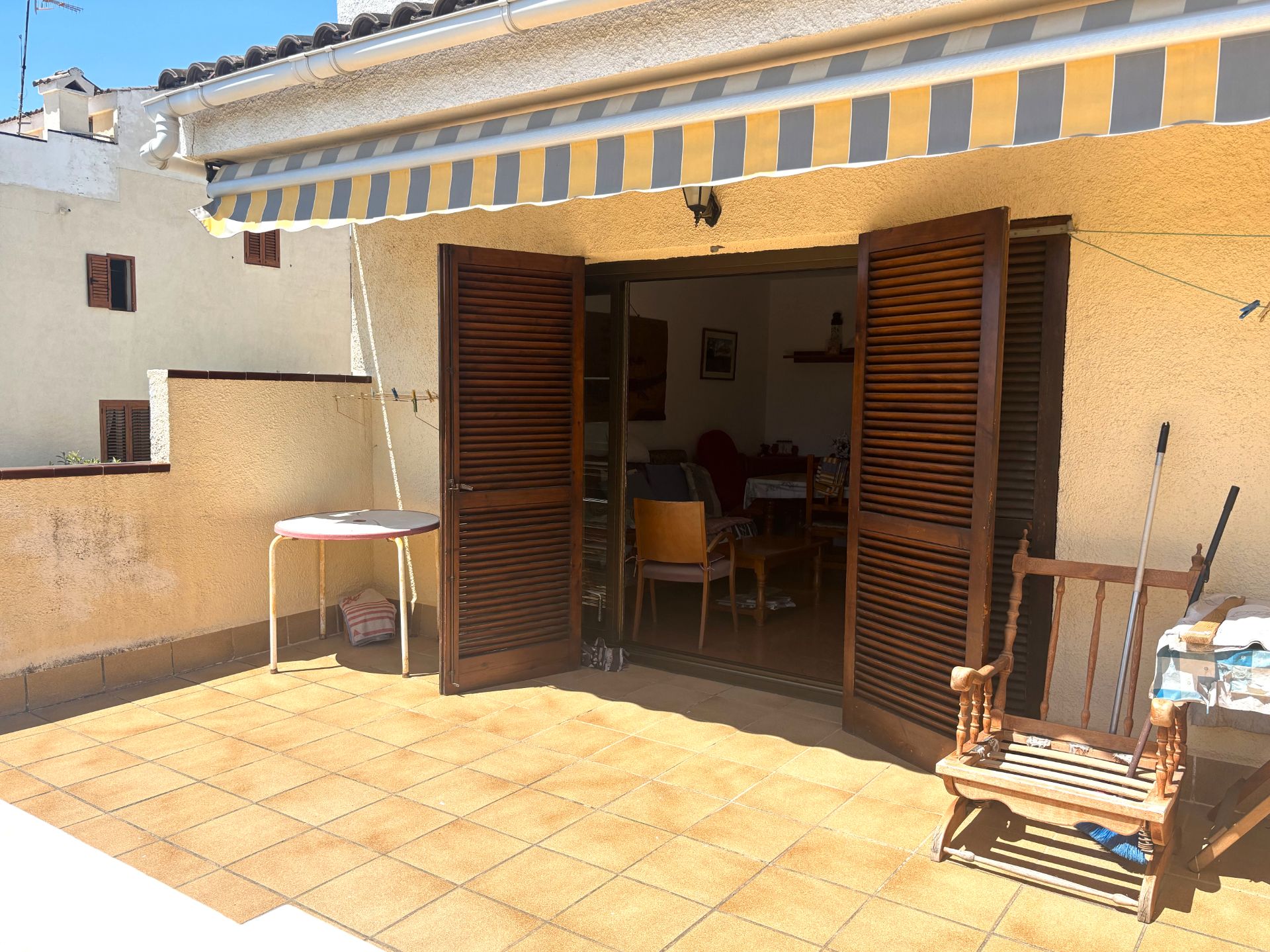 Terrace of Single-family semi-detached for sale in Cunit  with Private garden, Parquet flooring and Terrace