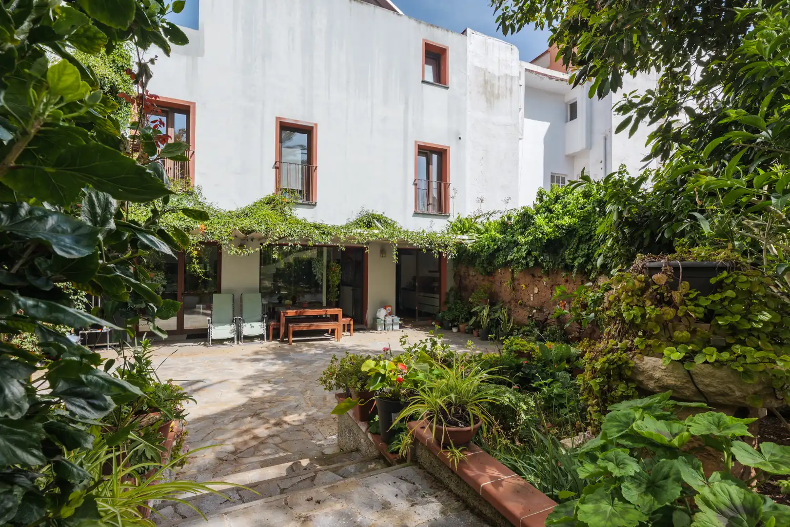 Garden of Houses for sale in San Cristóbal de la Laguna  with Private garden, Parquet flooring and Terrace