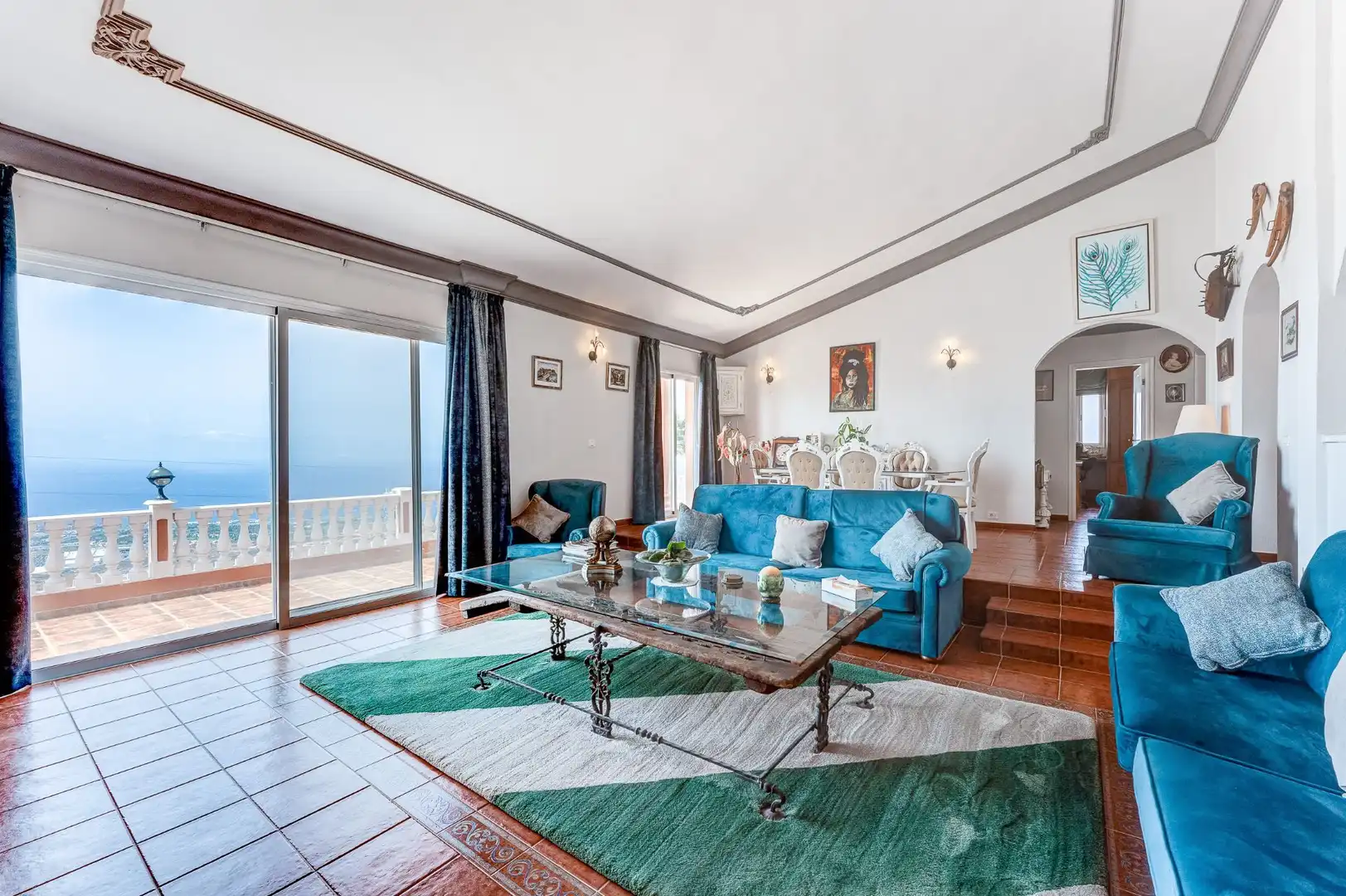 Sala de estar de Casa o chalet en venta en Adeje con Jardín privado, Terraza y Trastero