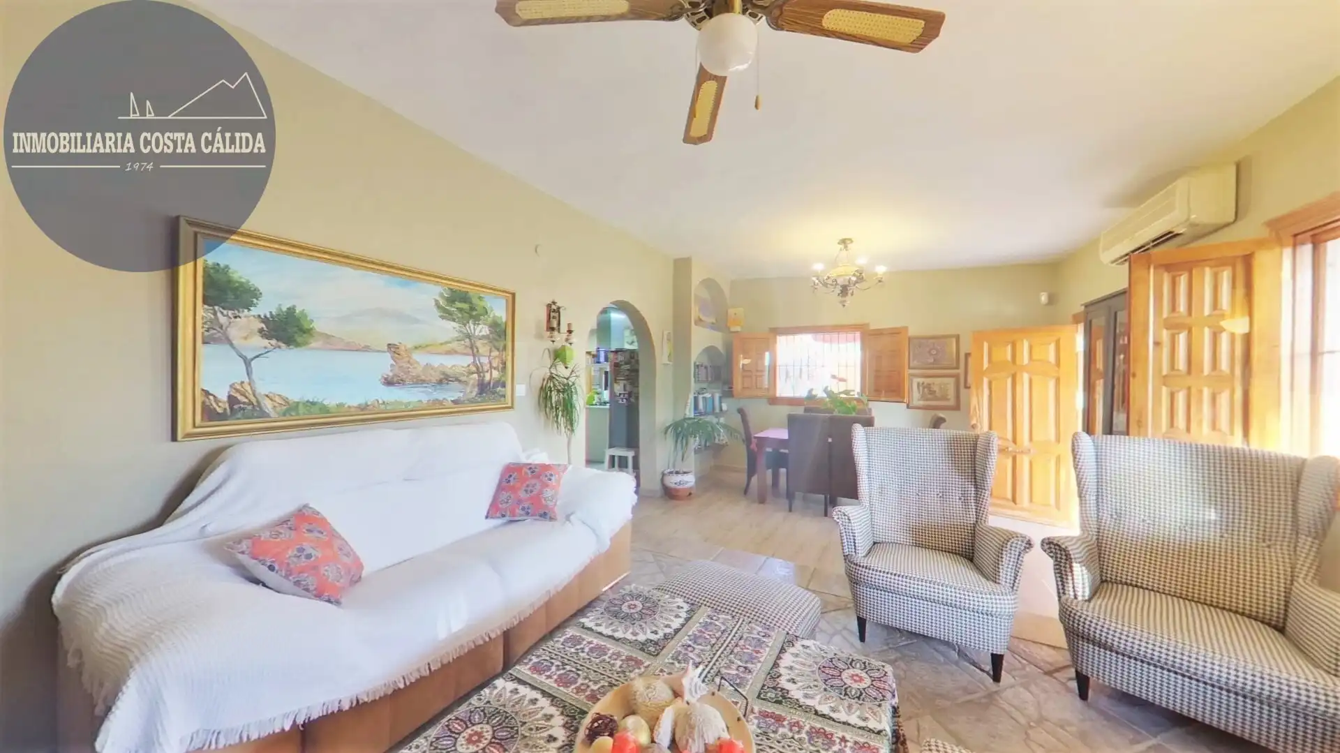 Sala d'estar de Casa o xalet en venda en Los Collados - Los Geraneos