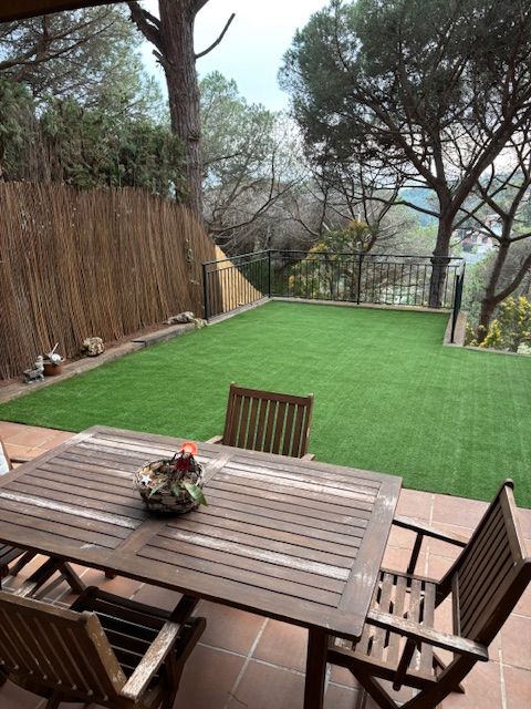 Terrassa de Casa adosada en venda en Mataró amb Aire condicionat, Calefacció i Jardí privat