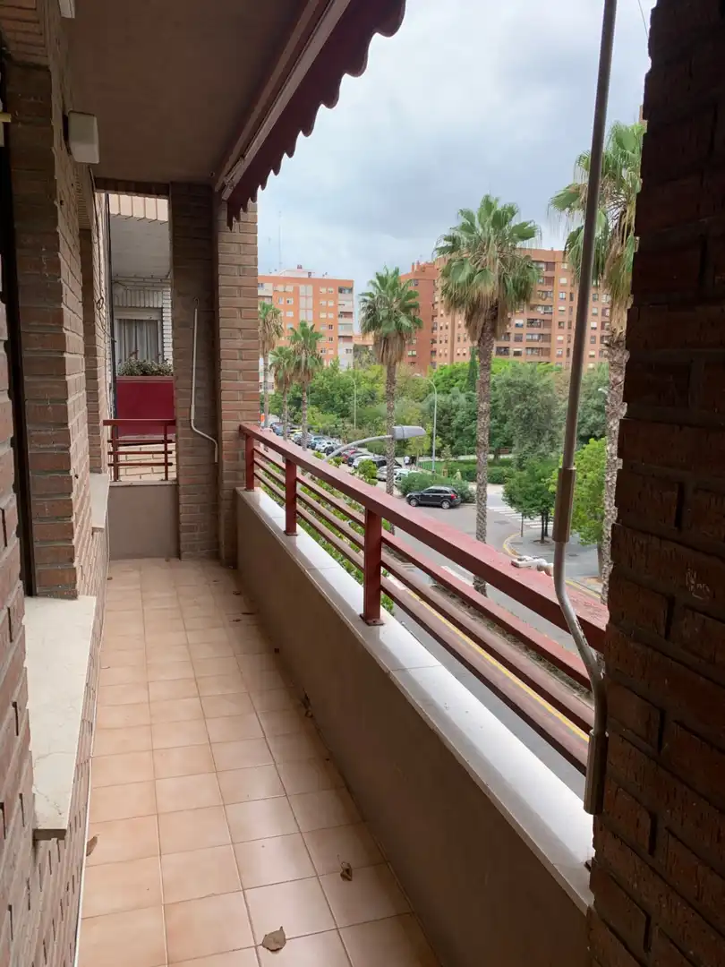 Terrasse von Wohnung zur Miete in Valencia mit Möbliert und Balkon