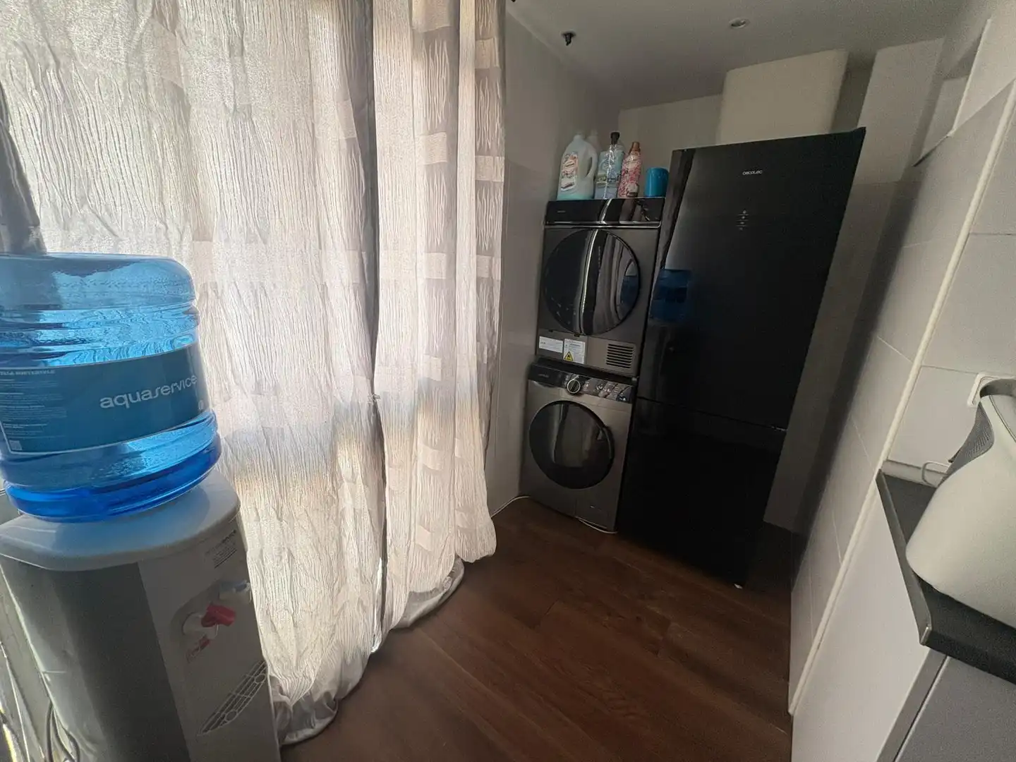 Kitchen of Flat for sale in Cornellà de Llobregat  with Air Conditioner and Parquet flooring