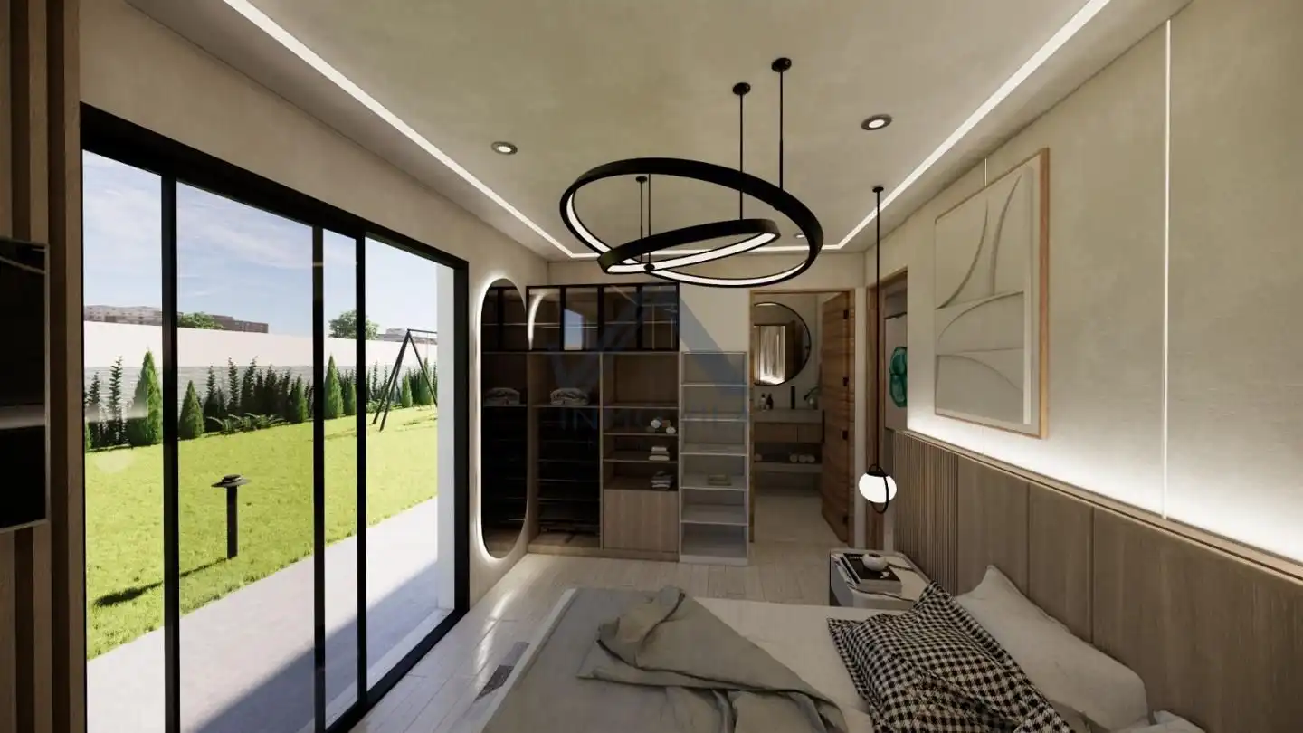 Sala d'estar de Casa o xalet en venda en Rubí amb Jardí privat i Piscina