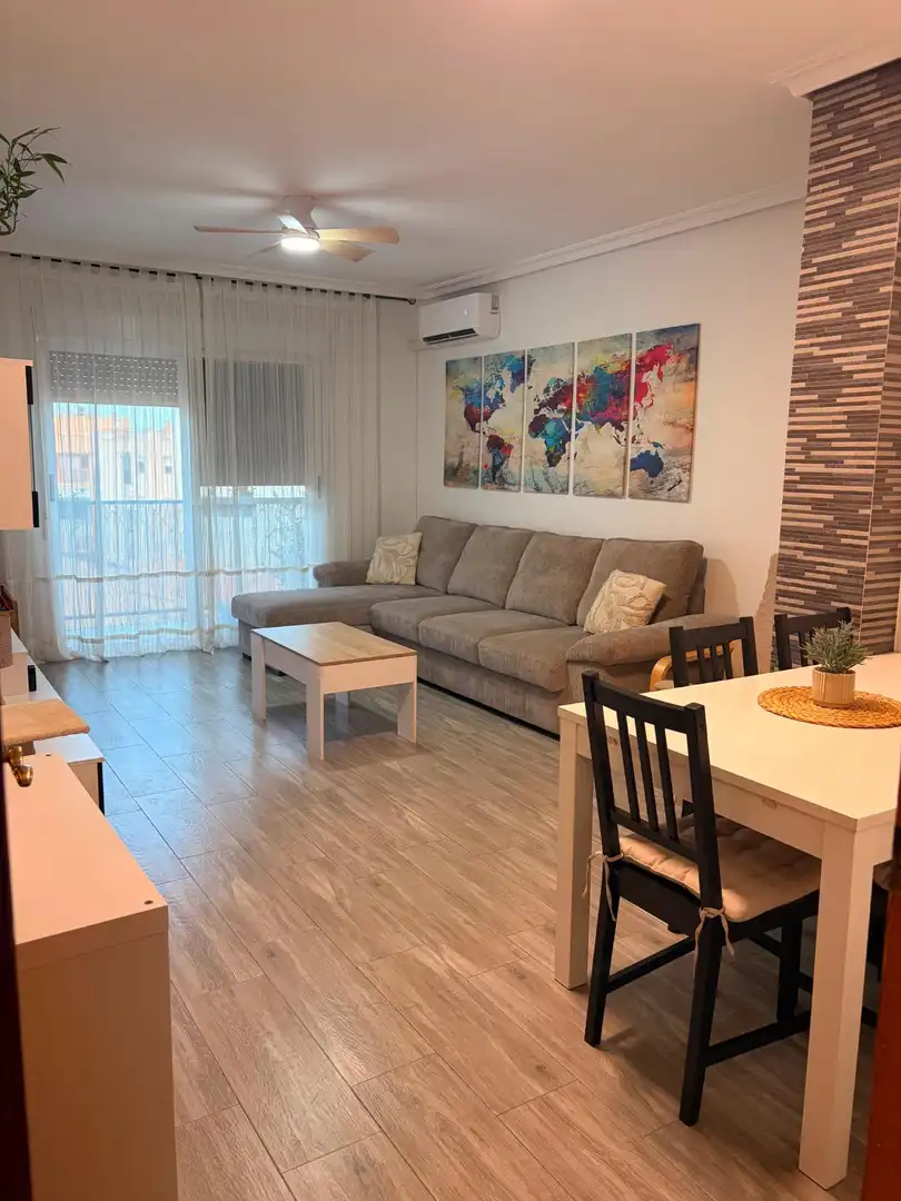 Sala de estar de Piso en venta en Santomera con Aire acondicionado, Amueblado y Balcón