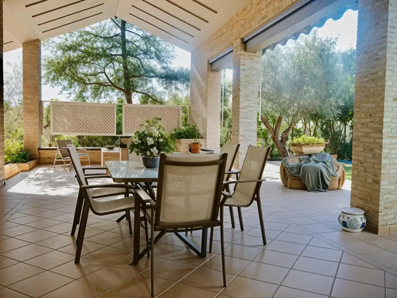 Terrassa de Casa o xalet en venda en Tomares amb Aire condicionat, Jardí privat i Parquet