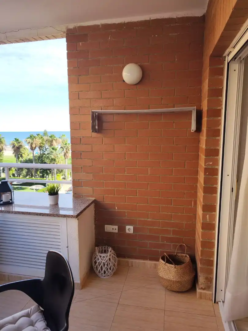 Terraza de Apartamento de alquiler en Oropesa del Mar / Orpesa con Aire acondicionado, Terraza y Amueblado