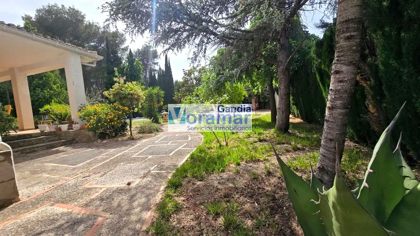 Jardín de Casa o chalet de alquiler en Barx con Jardín privado, Terraza y Piscina