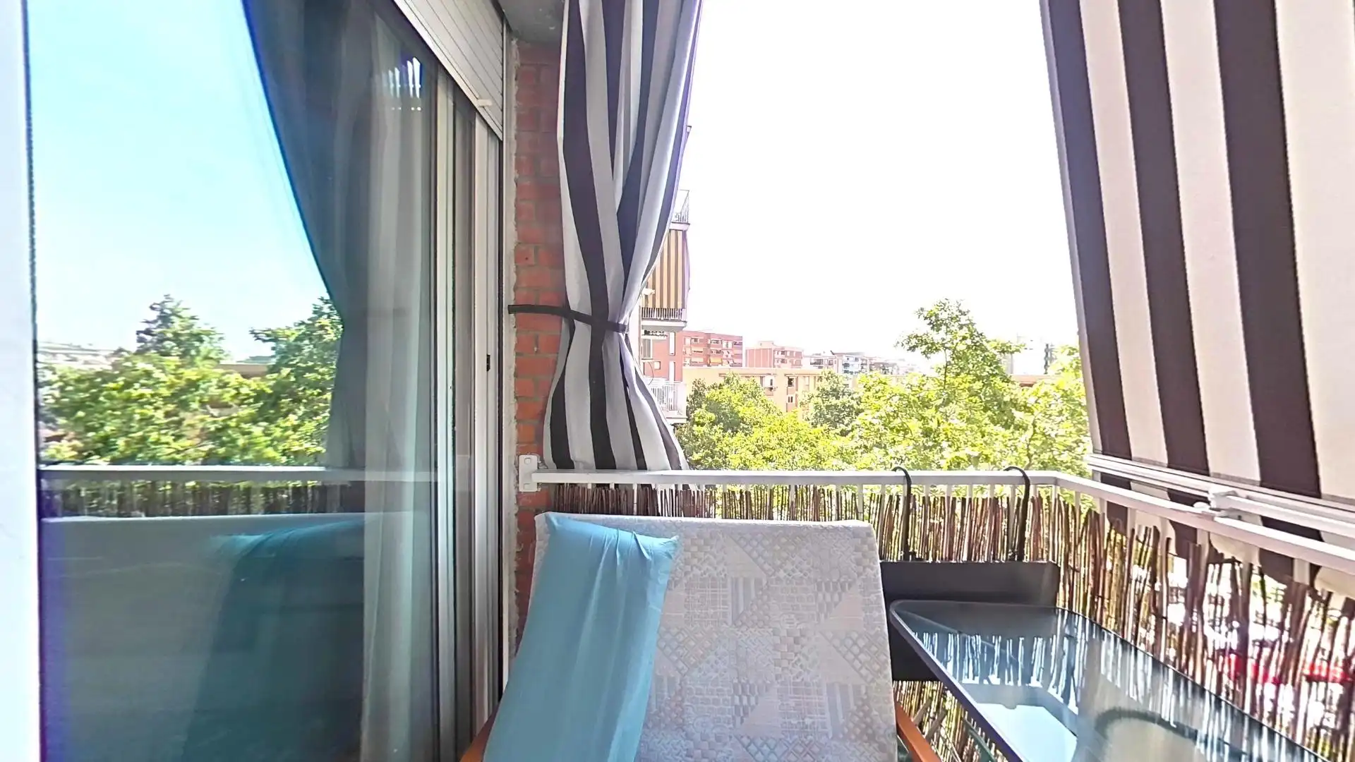 Terrasse von Wohnung zum Verkauf in Sabadell mit Heizung, Parkett und Balkon