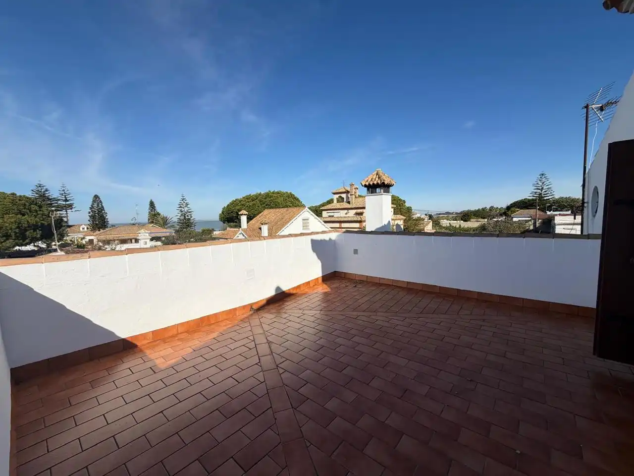 Terraza de Casa o chalet en venta en Chipiona con Aire acondicionado, Jardín privado y Piscina