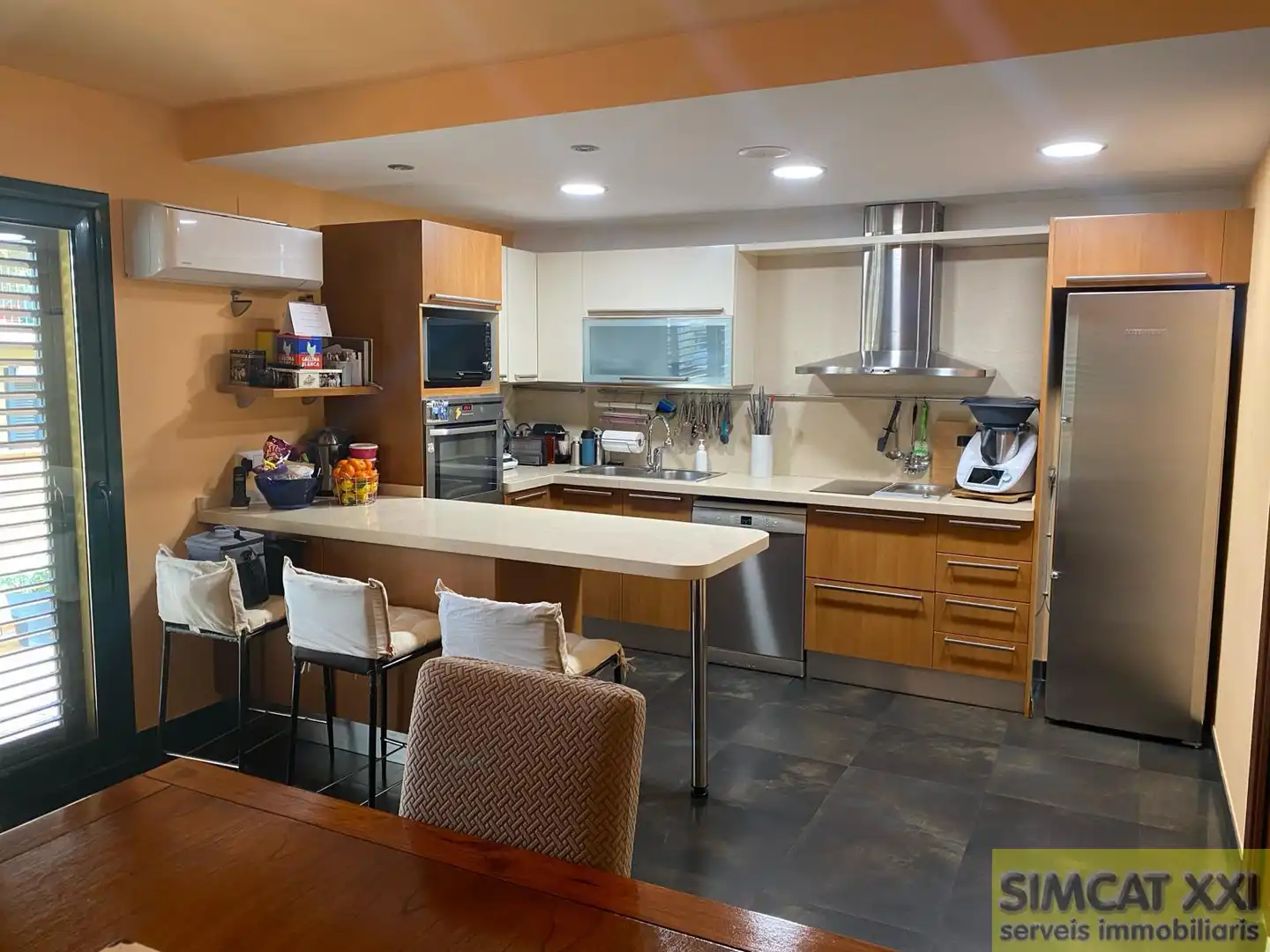 Cocina de Casa adosada en venta en Navata con Aire acondicionado, Calefacción y Parquet