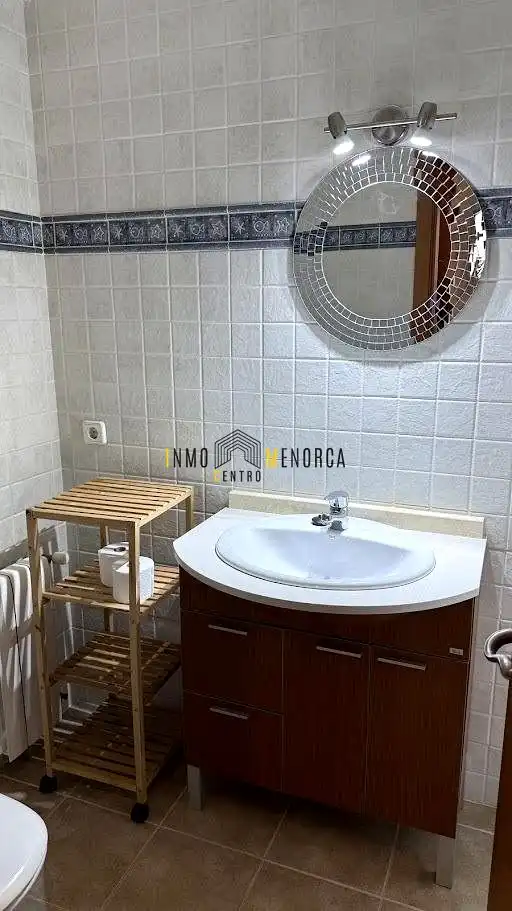 Bany de Casa adosada en venda en Es Castell amb Aire condicionat, Jardí privat i Terrassa